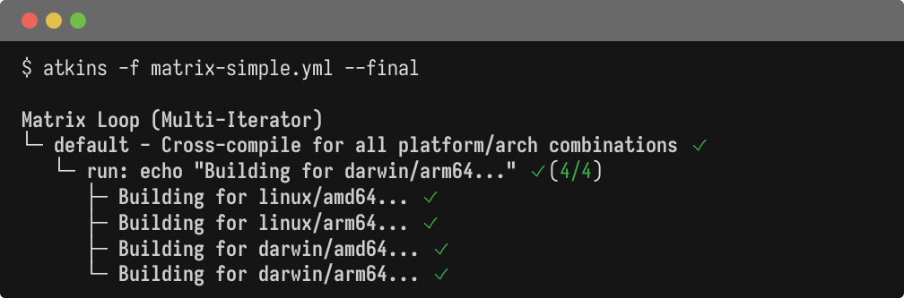 Matrix (Multi-Iterator)
